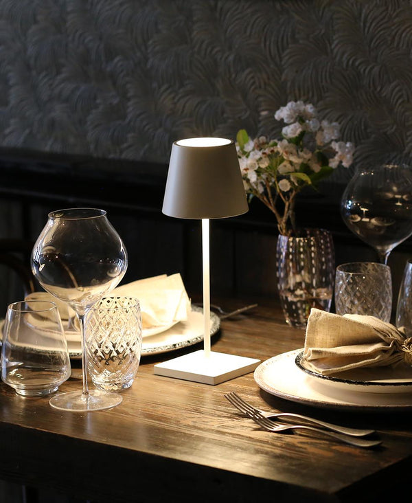 Poldina Pro Mini Şarjlı Masa Lambası - Beyaz