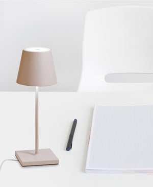 Poldina Pro Mini Şarjlı Masa Lambası - Kum Rengi
