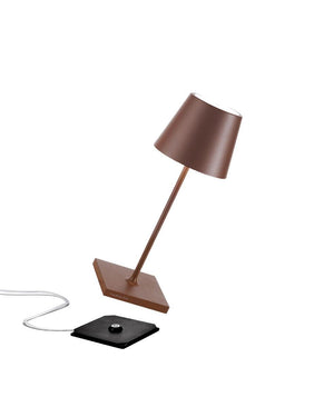 Poldina Pro Mini Şarjlı Masa Lambası - Kahverengi