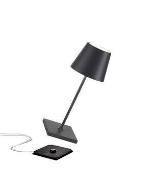 Poldina Pro Mini Şarjlı Masa Lambası - Koyu Gri