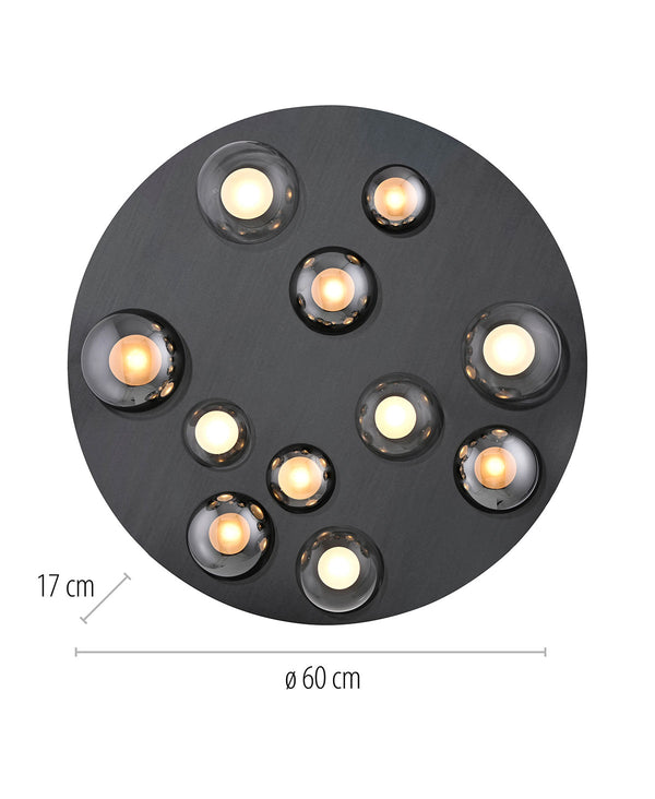 Pure Popup Mystic Gray Ceiling Light