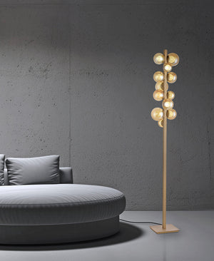 PURE Pop-Up Bronze Floor Lamp