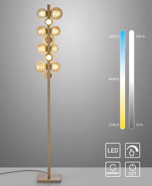 PURE Pop-Up Bronze Floor Lamp