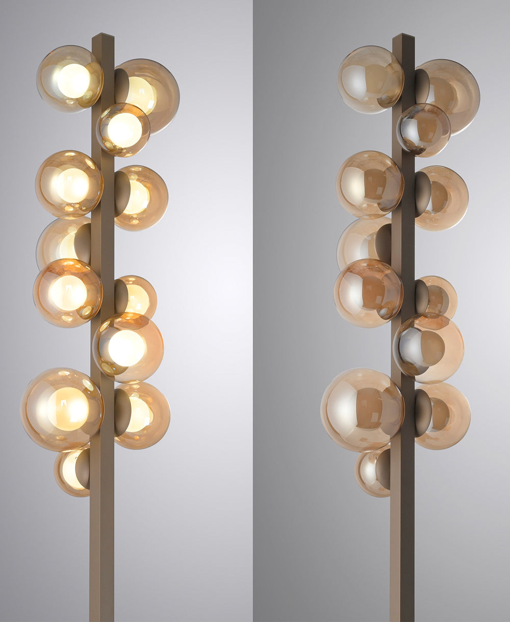 PURE Pop-Up Bronze Floor Lamp