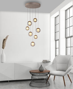 Pure Popup Round Bronze Pendant