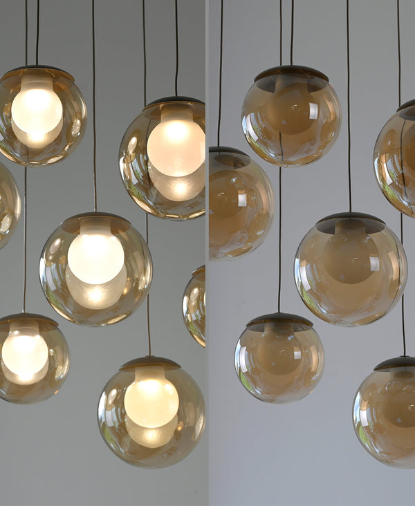 Pure Popup Round Bronze Pendant