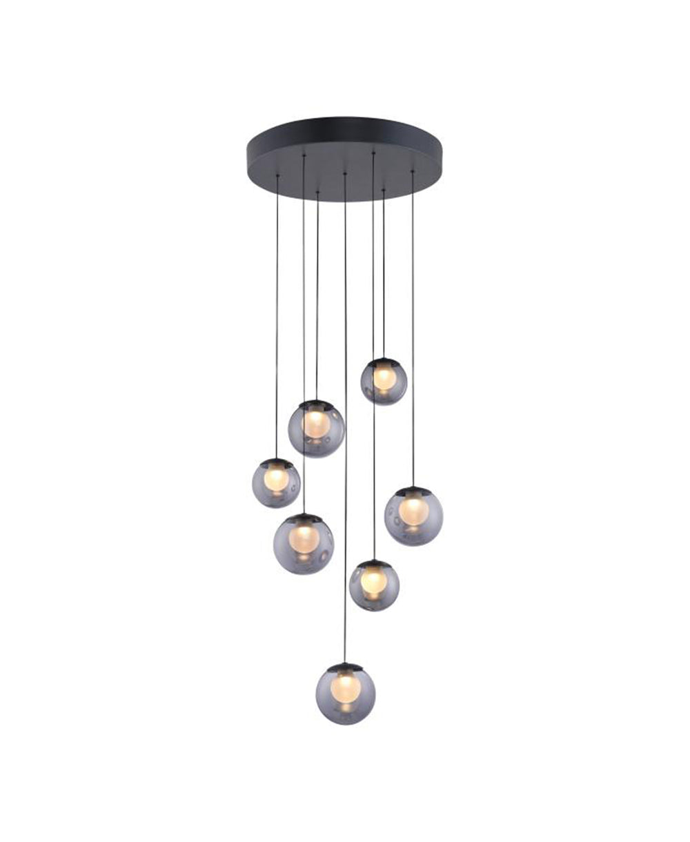 Pure Popup Round Mystic Grey Pendant