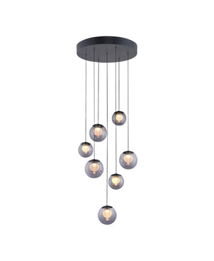 Pure Popup Round Mystic Grey Pendant