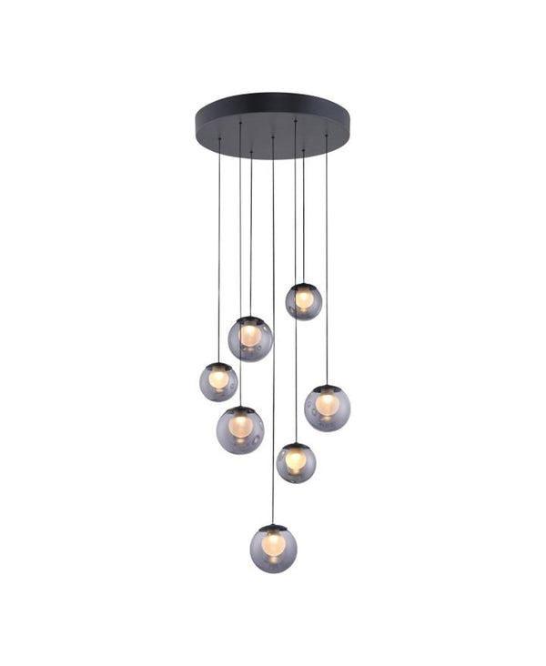 Pure Popup Round Mystic Grey Pendant