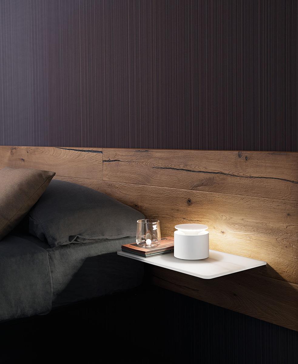 Push-Up Şarjlı Masa Lambası - Beyaz