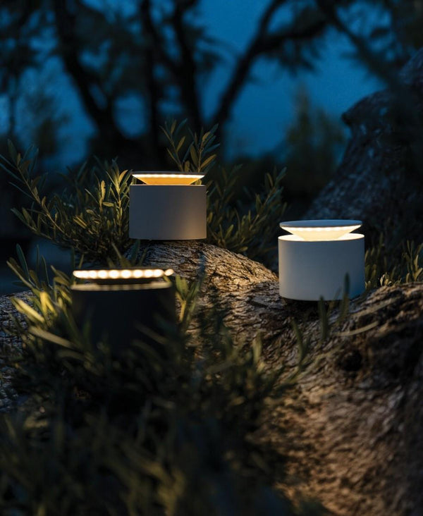 Push-Up Şarjlı Masa Lambası - Kahverengi