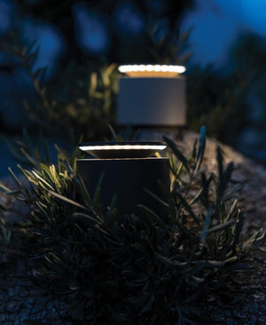 Push-Up Şarjlı Masa Lambası - Kahverengi