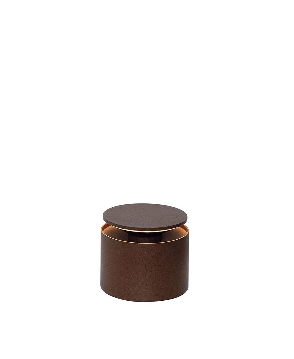 Push-Up Şarjlı Masa Lambası - Kahverengi