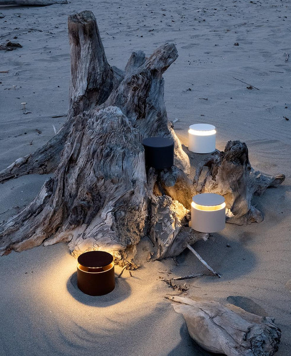 Push-Up Şarjlı Masa Lambası - Kum Rengi