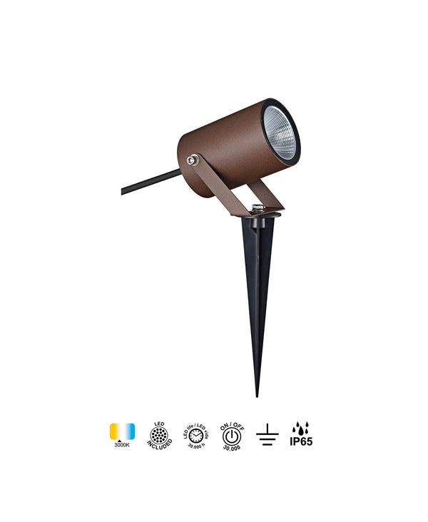 Gant 155 cm Brown Outdoor Floor Lamp