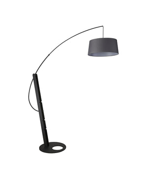 Ricca Gray Hat Floor Lamp