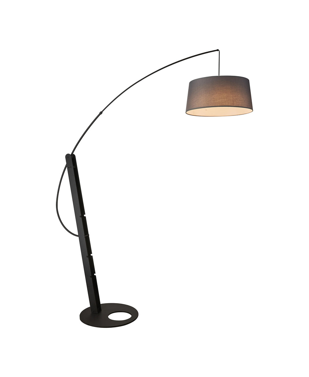 Ricca Gray Hat Floor Lamp