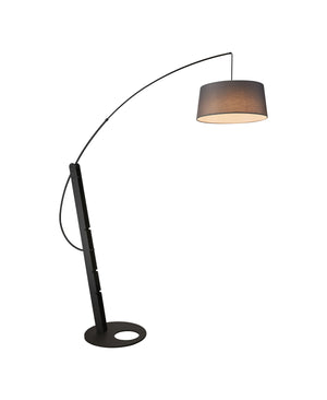 Ricca Gray Hat Floor Lamp
