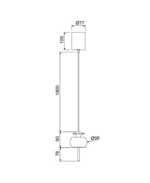 ROLLER SÜSPANSİYONLU SİYAH SARKIT