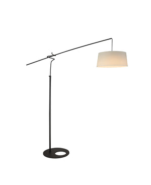 Ruti Cream Hat Floor Lamp