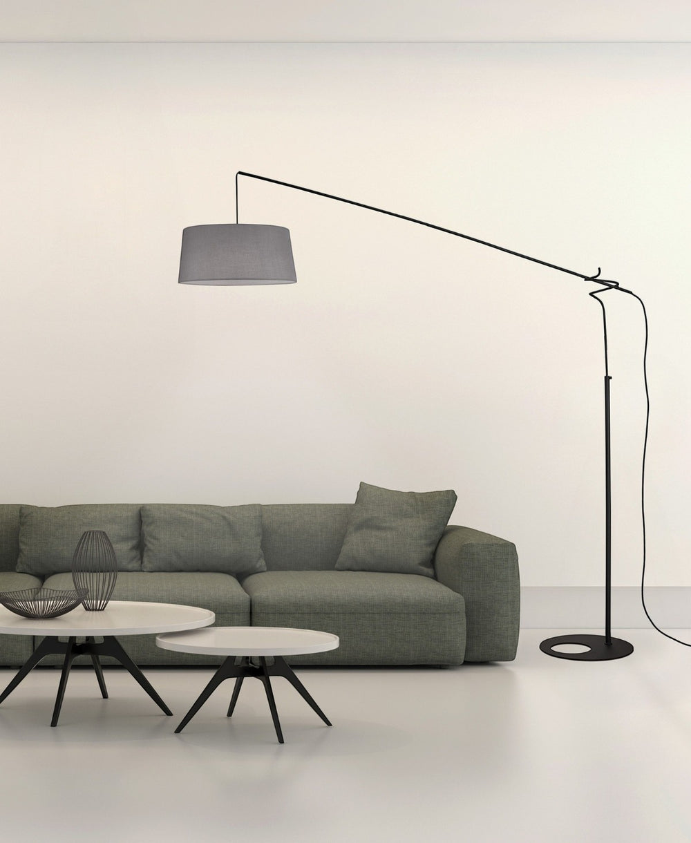 Ruti Cream Hat Floor Lamp