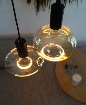 Floating Ufo 220 smokey grey | 185 Lm | 1.900 K | LED - 4,5W E27