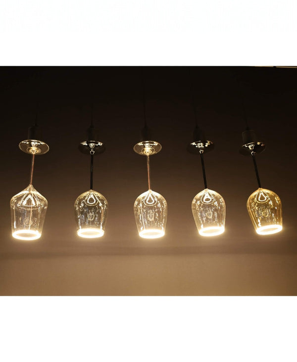 Floating Red Wine clear black | 500 Lm | 2.200 K | LED - 5W E27