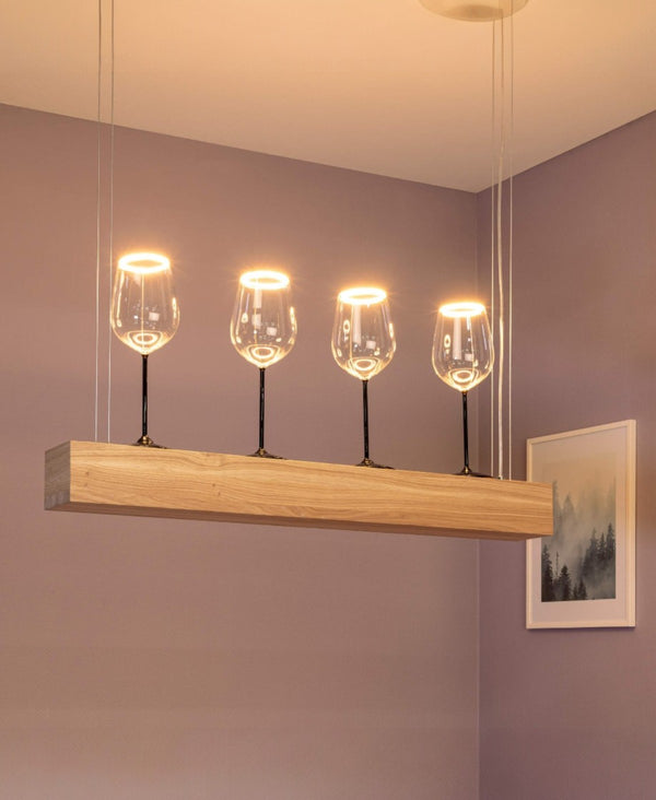 Floating Red Wine clear black | 500 Lm | 2.200 K | LED - 5W E27