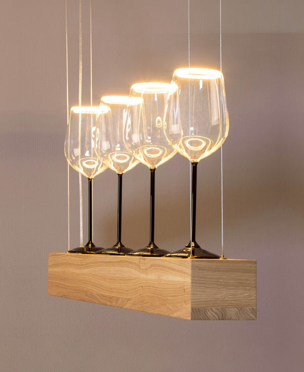 Floating Red Wine clear black | 500 Lm | 2.200 K | LED - 5W E27