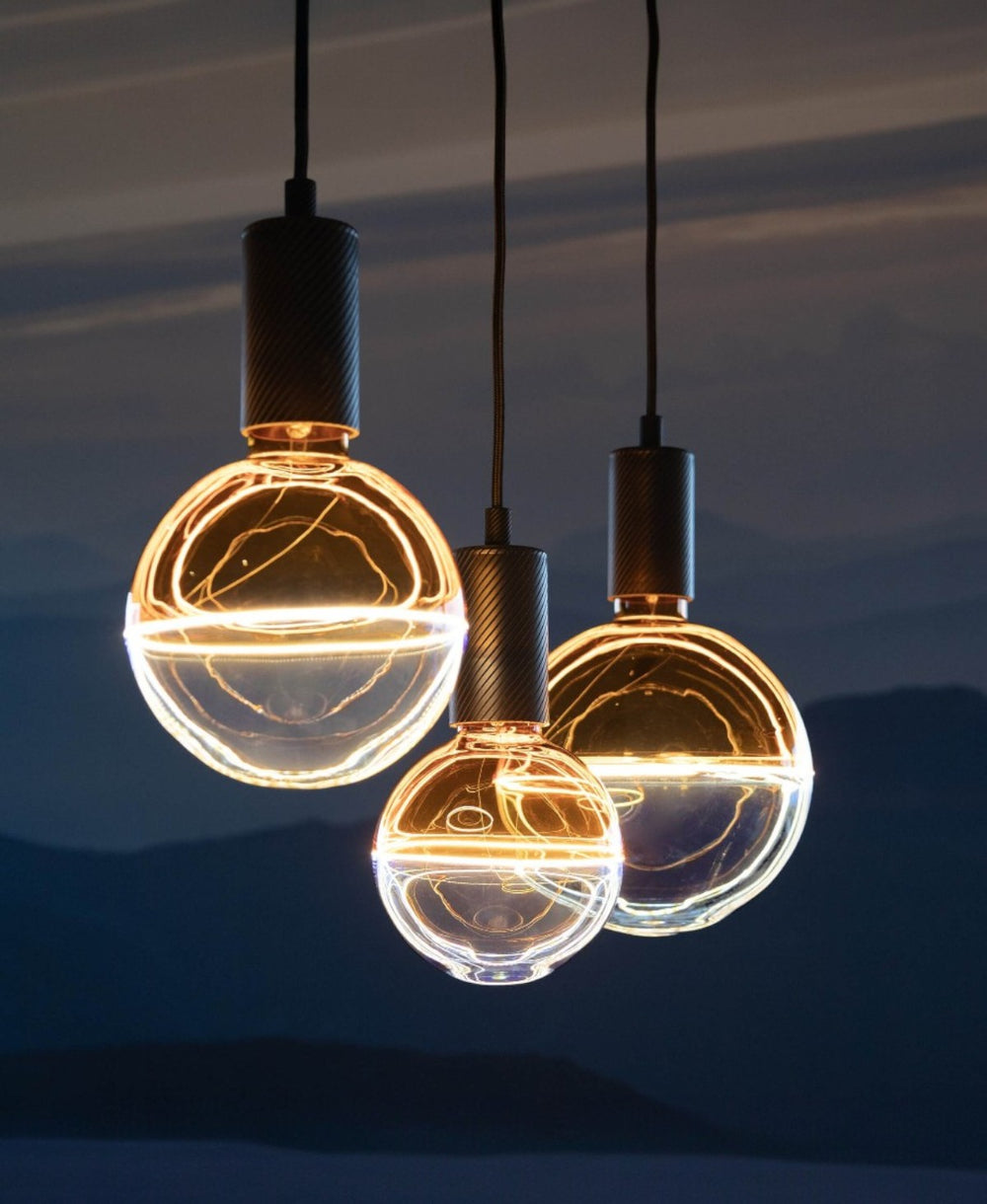 Globe 188 2tones amber blue | 260 Lm | 1.900 K | LED - 5,9W E27