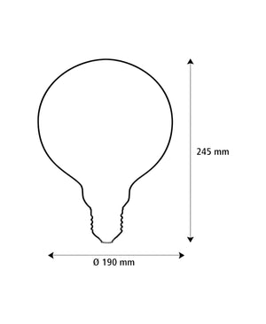 Globe 188 2tones amber blue | 260 Lm | 1.900 K | LED - 5,9W E27