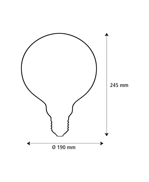 Globe 188 2tones amber blue | 260 Lm | 1.900 K | LED - 5,9W E27