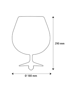 Floating Cognac Clear | 600 Lm | 2.200 K | LED - 6W E27