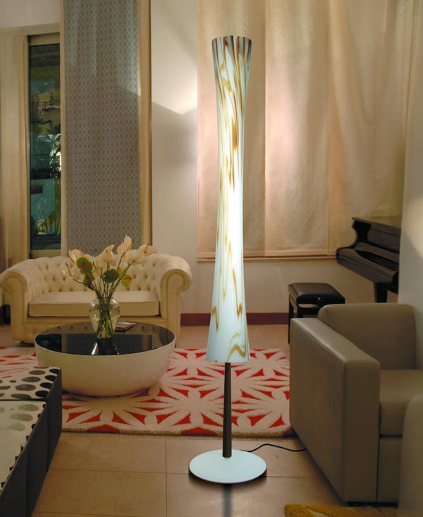 Sfinge Turuncu-Beyaz Lambader