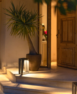 Gant 155 cm Brown Outdoor Floor Lamp