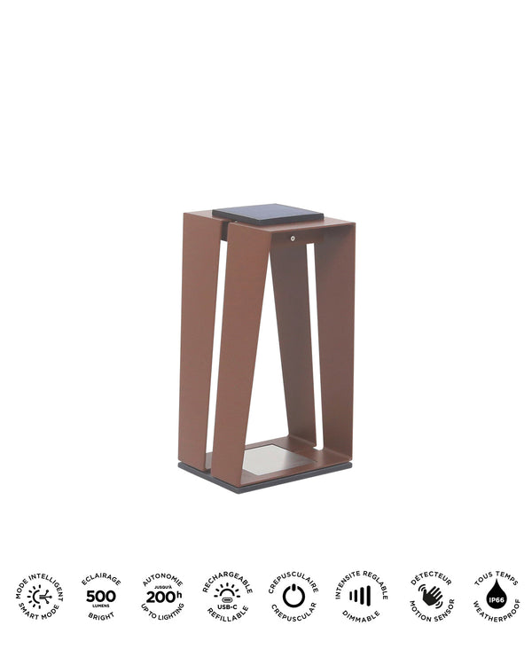 Gant 155 cm Brown Outdoor Floor Lamp