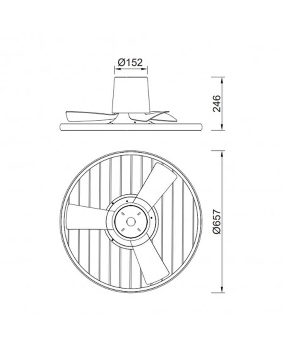 SOHO AHŞAP VANTİLATÖR