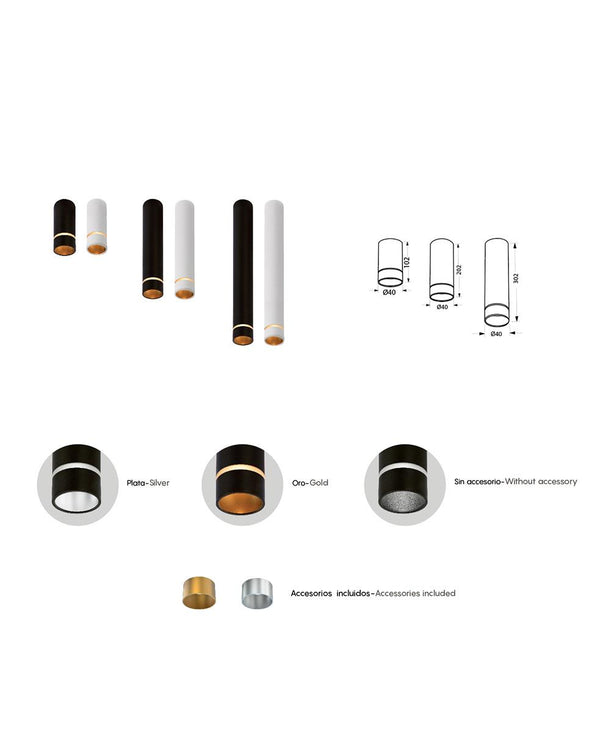 Split 4 cm Beyaz Spot