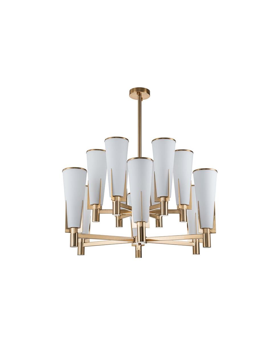 Techo Büyük Boy Cam Kollu Avize