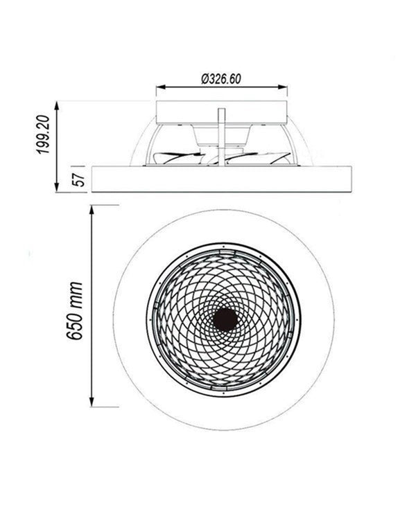 Tibet Beyaz Vanti̇latör / Fan