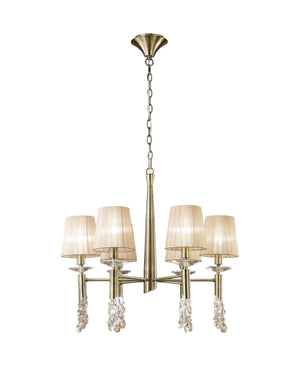 Tiffany 6 Kollu Bronz Avize