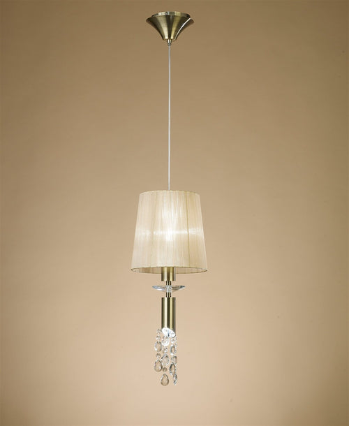 TIFFANY KÜÇÜK TEKLİ BRONZ SARKIT