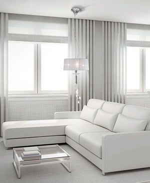 Tiffany Büyük Tekli Krom Sarkıt