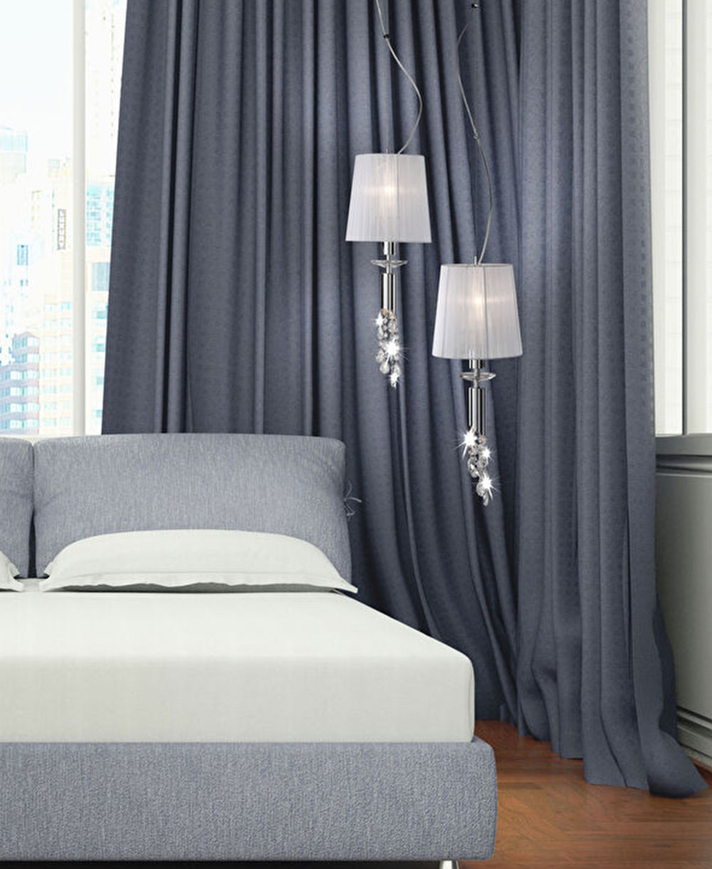 Tiffany Küçük Tekli̇ Krom Sarkıt