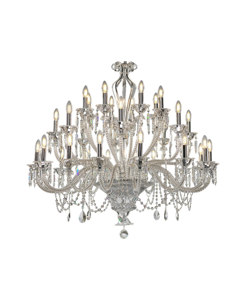 Tiziano 32 Kollu Bohemia Kristali Avize