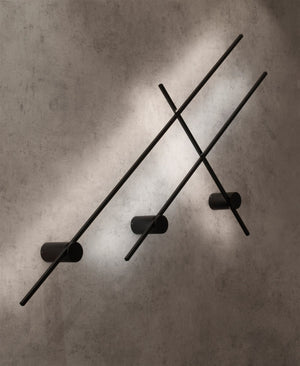 TOBAGO 60CM SİYAH APLİK