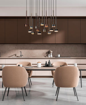 TONIC 14 CAMLI DİKDÖRTGEN AVİZE