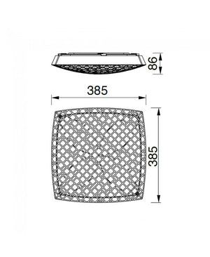 URBAN SİYAH 56W PLAFONYER