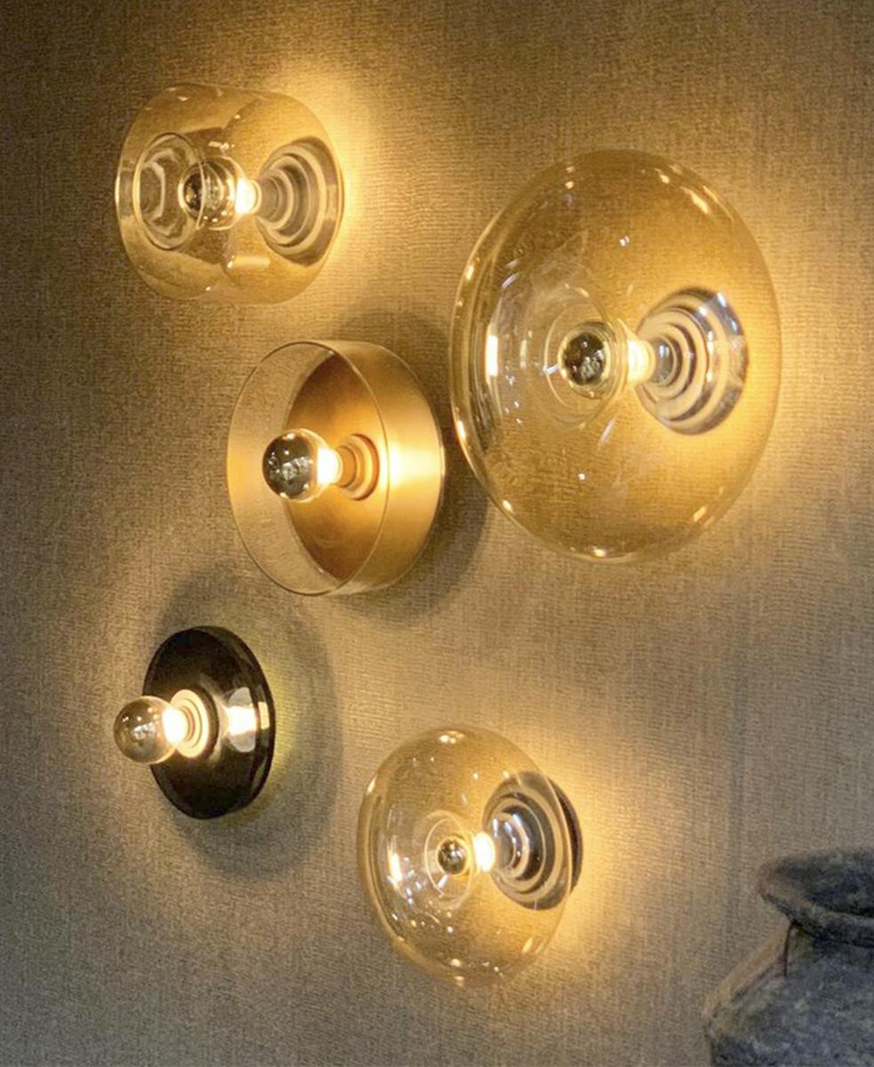 Zepp Büyük Boy Şampanya Aplik-Plafonyer