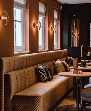 Zepp Büyük Boy Şampanya Aplik-Plafonyer